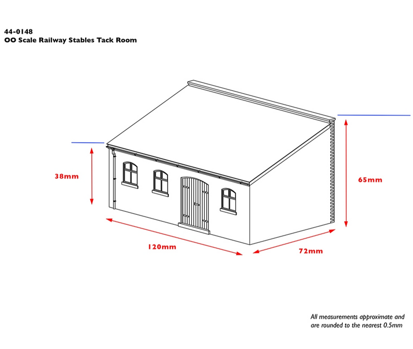 Branchline [OO] 44-0148 Scenecraft Railway Stables Tack Room