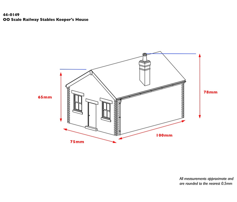 Branchline [OO] 44-0149 Scenecraft Railway Stables Keeper's House