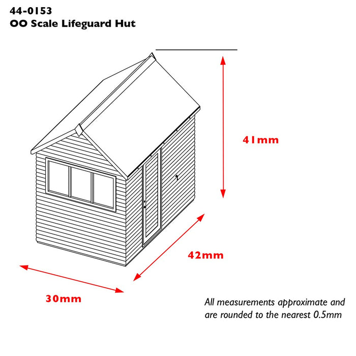 Branchline [OO] 44-0153 Scenecraft Lifeguard Hut