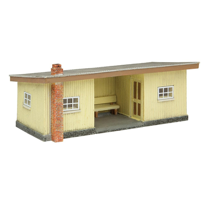 Scenecraft 44-0160B [OO] 1:76 Corrugated Station Brown and Cream
