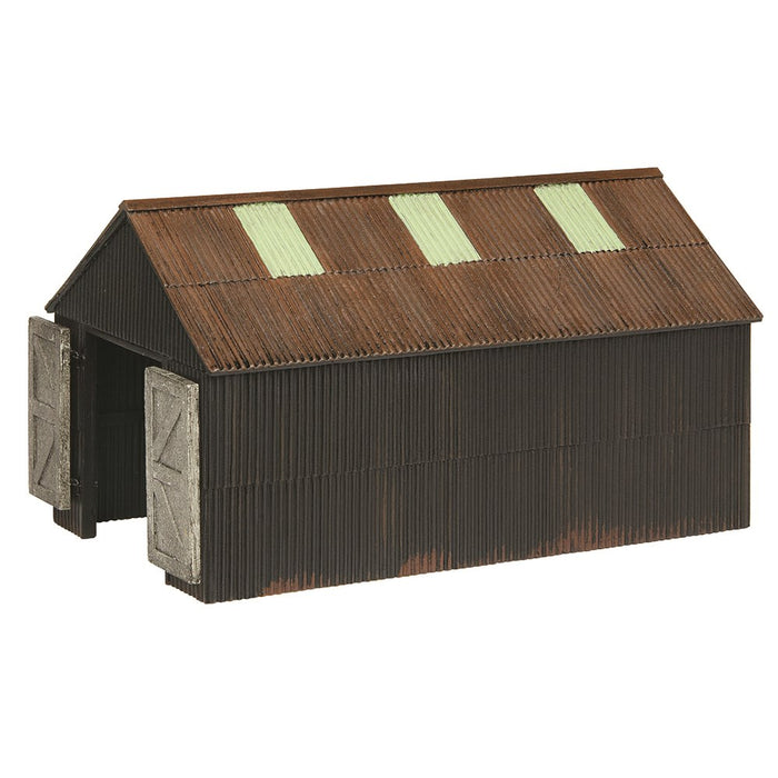 Narrow Gauge [OO-9] 44-0163 Scenecraft Corrugated Engine Shed