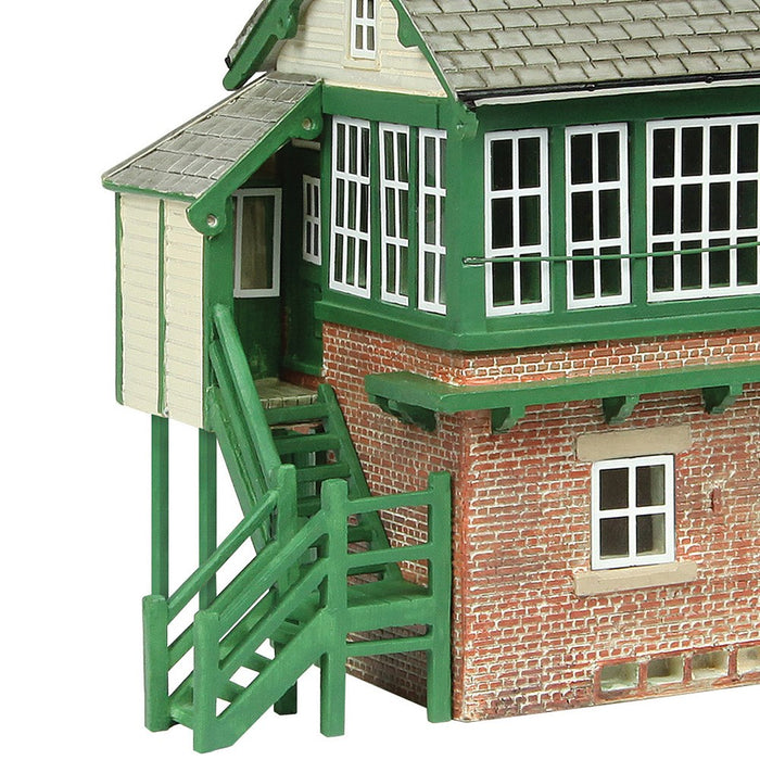 Scenecraft 44-187A [OO] 1:76 Great Central Signal Box Green & Cream