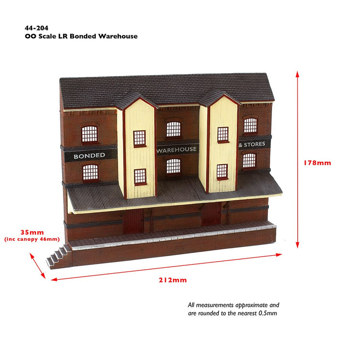 Branchline [OO] 44-204 Scenecraft Low Relief Bonded Warehouse