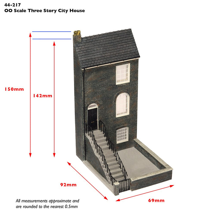 Branchline [OO] 44-217 Scenecraft Low Relief Three Storey City House