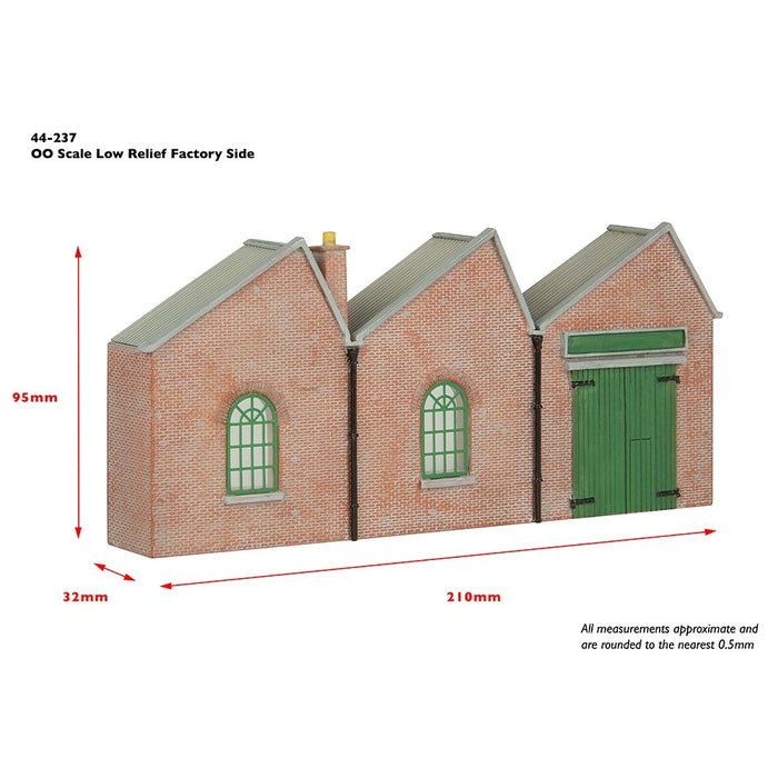 Branchline [OO] 44-237 Scenecraft Low Relief Factory Side