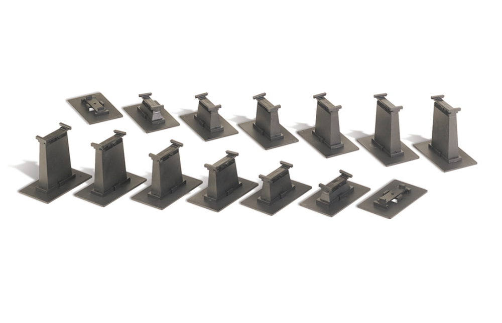 Bachmann USA 44471 [HO] E-Z Track 14-Piece Graduated Pier Set