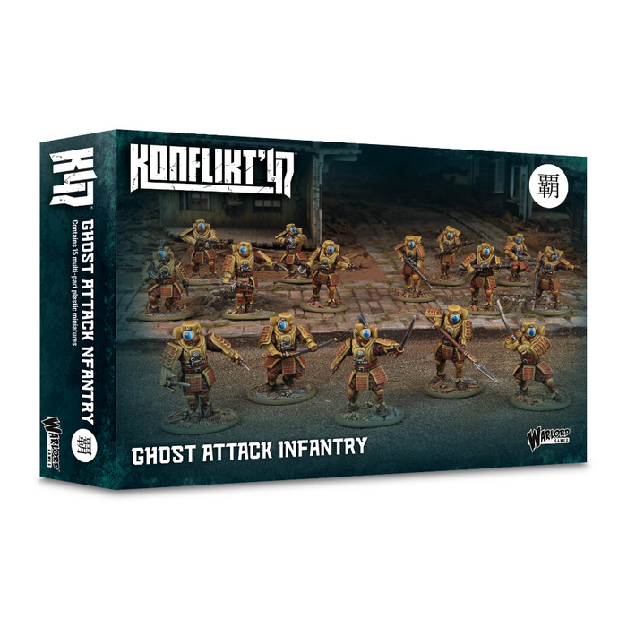 Konflikt 47: Empire of Japan Ghost Attack Infantry (plastic)