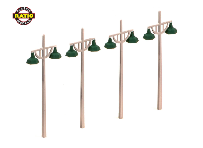 Ratio 454 OO SR Concrete Lamps 4 per pack