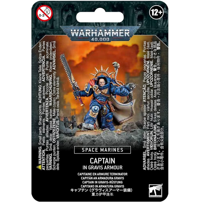 Warhammer 40K 48-70 Space Marines - Captain In Gravis Armour