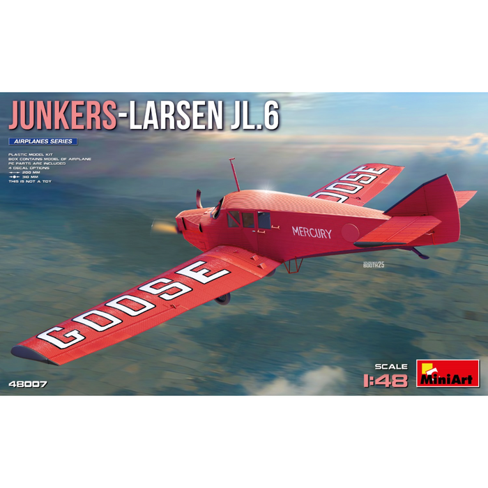 MiniArt 48007 1:48 Junkers-Larsen JL.6