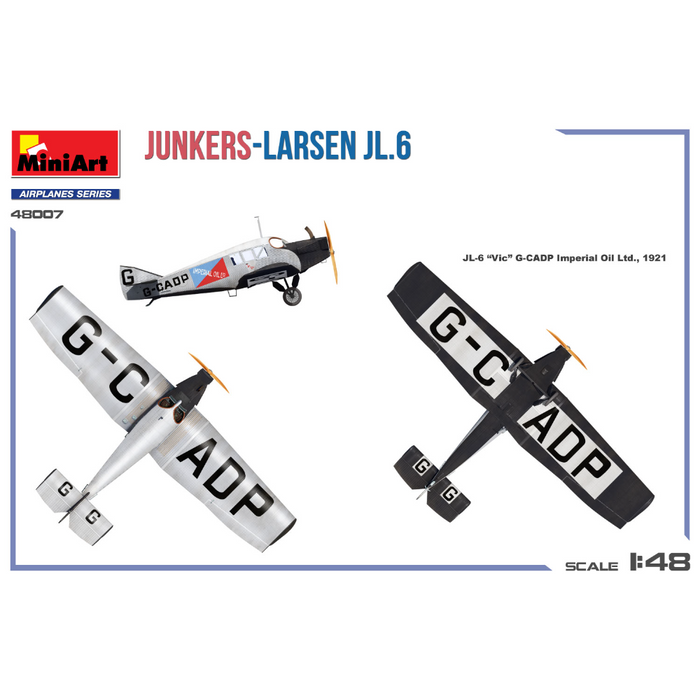 MiniArt 48007 1:48 Junkers-Larsen JL.6