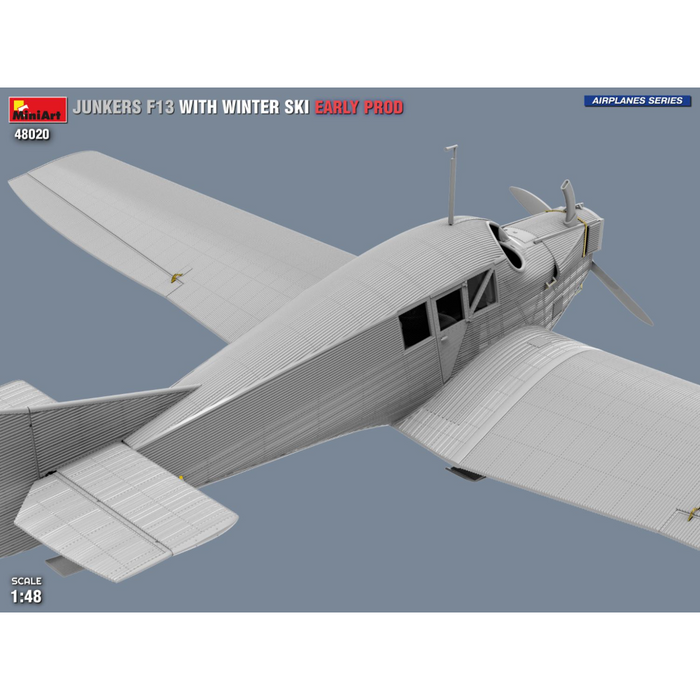 MiniArt 48020 1:48 Junkers F13 with Winter Ski. Early Prod