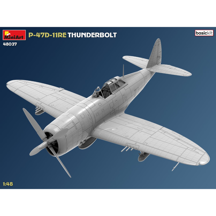 MiniArt 48037 1:48 P-47D-11RE Thunderbolt. Basic Kit