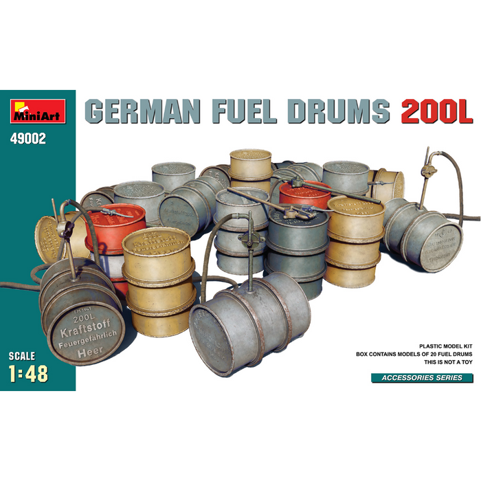 MiniArt 49002 1:48 German Fuel Drums 200L