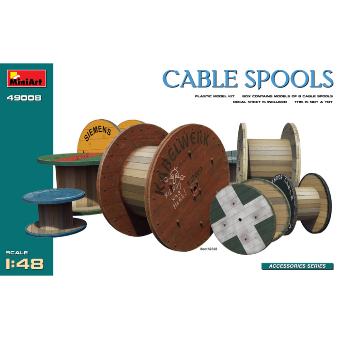 MiniArt 49008 1:48 Cable Spools