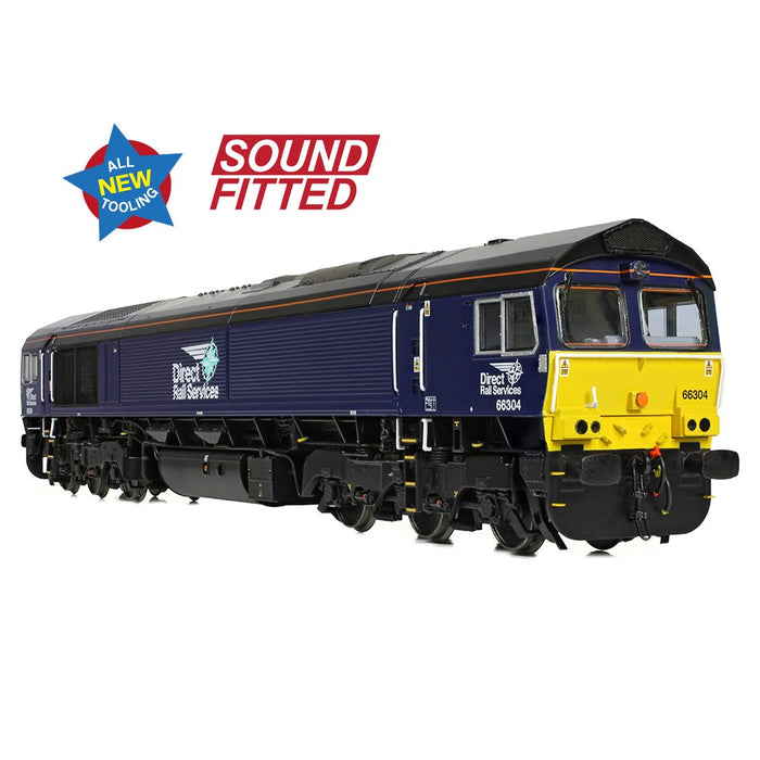 Bachmann Branchline 50-009SF [OO] 1:76 Class 66/3 66304 DRS Compass (Small Logo) (Sound Fitted)