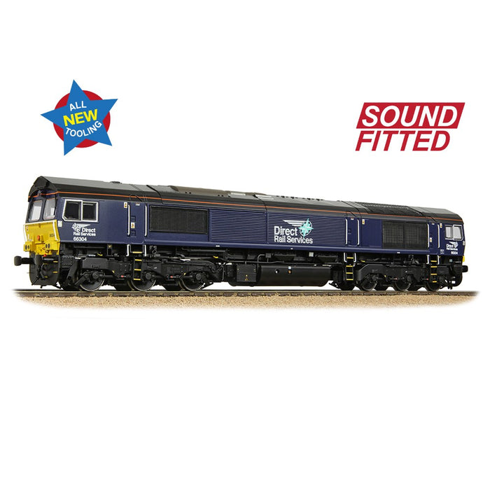 Bachmann Branchline 50-009SF [OO] 1:76 Class 66/3 66304 DRS Compass (Small Logo) (Sound Fitted)