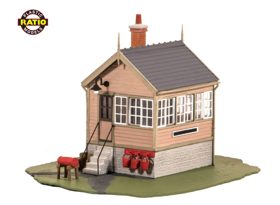 Ratio 503 OO Platform / Ground Level Signal Box 65mm x 50mm