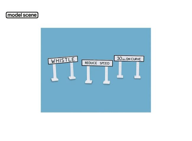 Modelscene 5052 OO Track Signs (3pcs)