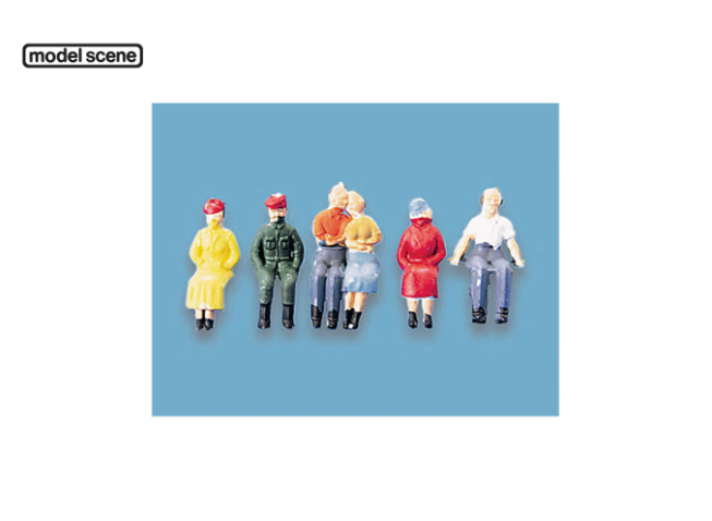 Modelscene 5056 OO Seated Passengers 6pc