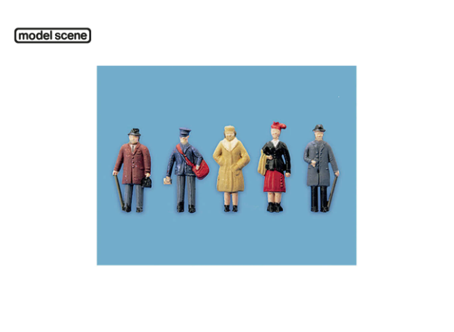 Modelscene 5058 OO Standing Passengers 6pc