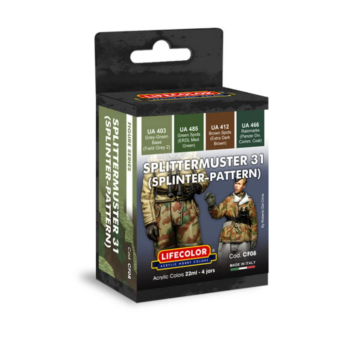 Lifecolor CF08 Splittermuster 31 (4 pk - 22ml)