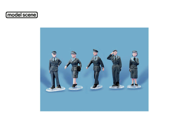 Modelscene 5118 OO RAF Personnel 5pc