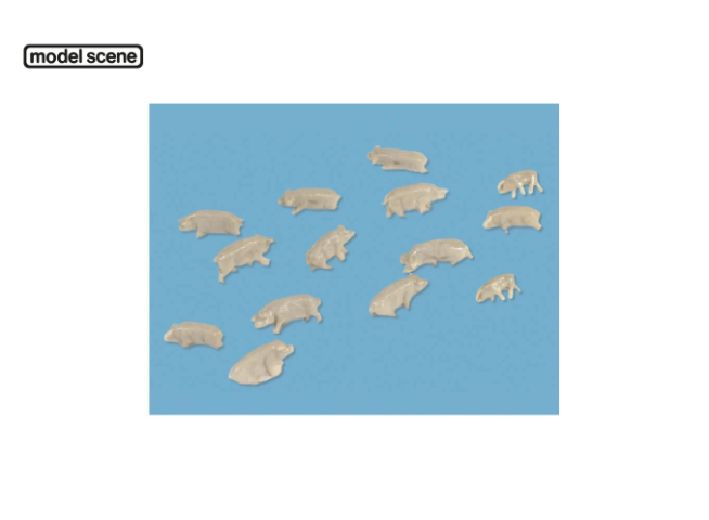 Modelscene 5176 N Pigs 14pc