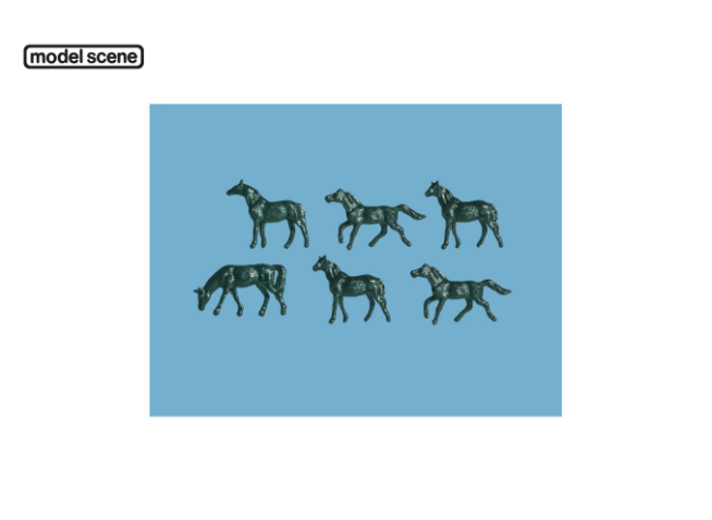Modelscene 5178 N Horses 6pc