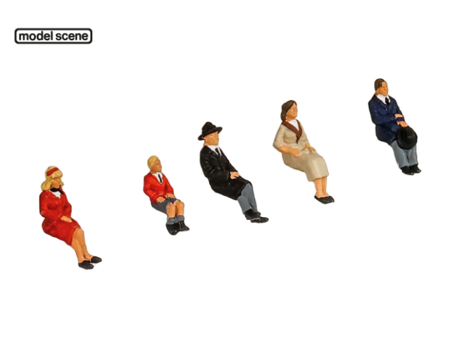 Modelscene 5301 OO Seated People 5pc