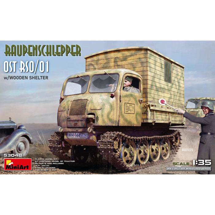 MiniArt 53048 1:35 Raupenschlepper Ost RSO/01 w/Wooden Shelter