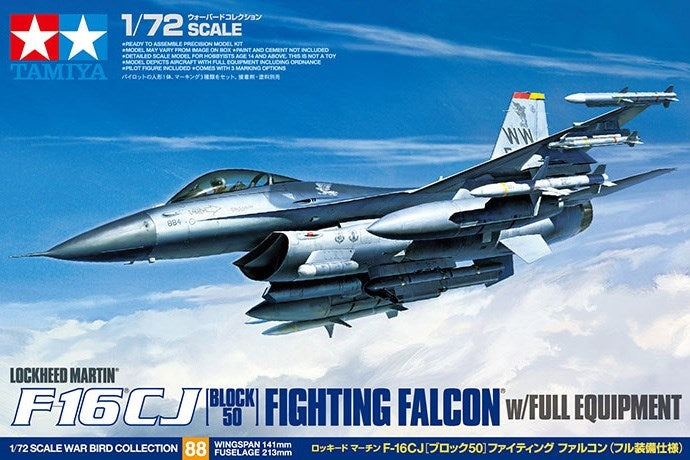 Tamiya 60788 1:72 F-16CJ W/Full Equipment