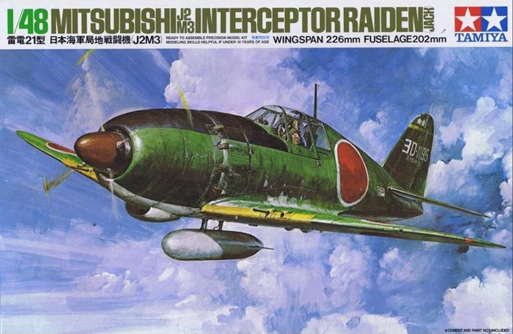 Tamiya 61018 1/48 Raiden J2M3(Jack)
