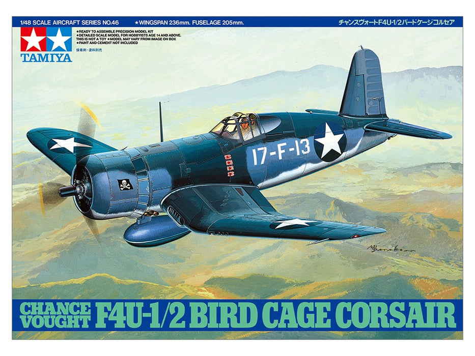 Tamiya 61046 1:48 Vought F4U-1/2 'Bird Cage' Corsair