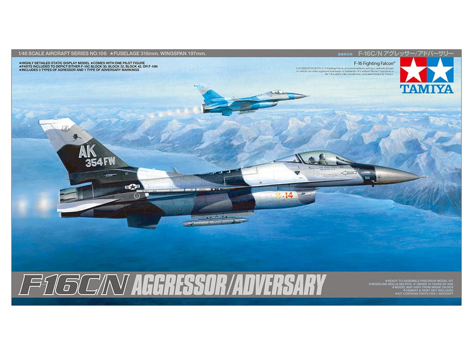 Tamiya 61106 1/48 F-16C/N Aggressor/Adversary
