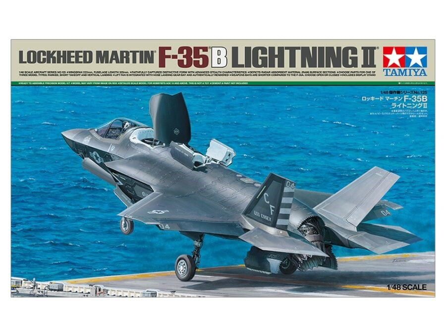 Tamiya 61125 1/48 F-35B Lightning II US Marine Corps