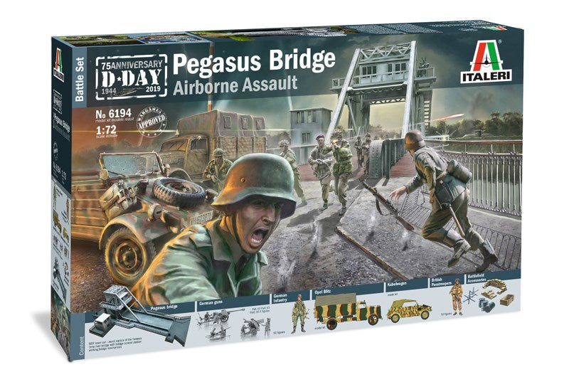 Italeri 6194 1:72 Pegasus Bridge Airborne Assault