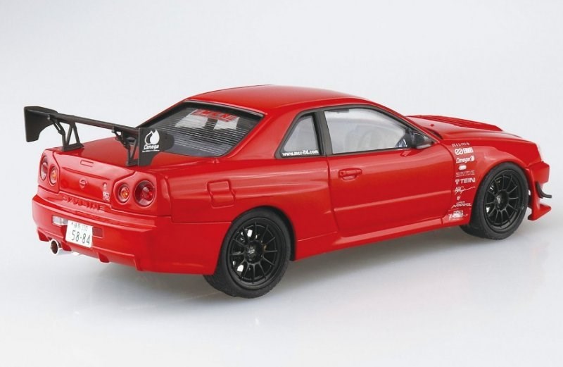 Aoshima 06351 1:24 MCR BNR34 Skyline GT-R '02