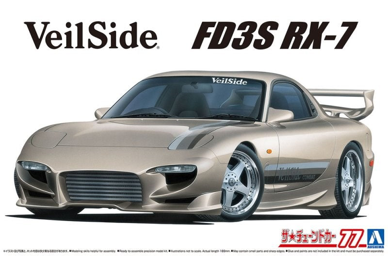 Aoshima 06575 1:24 Veilside Combat '91 Mazda FD3S RX-7