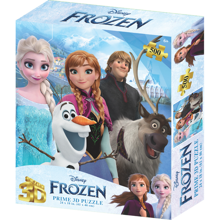 Prime3D Disney Frozen - 500 Piece 3D Puzzle