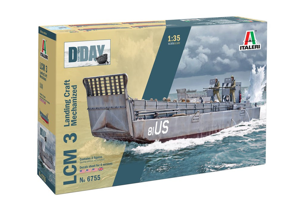 Italeri 6755 1:35 Landing Craft LCM 3