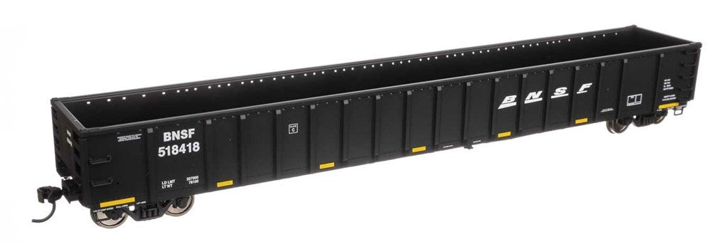 Walthers Mainline 910-6433 HO 68' Railgon Gondola - Ready To Run - BNSF #518418