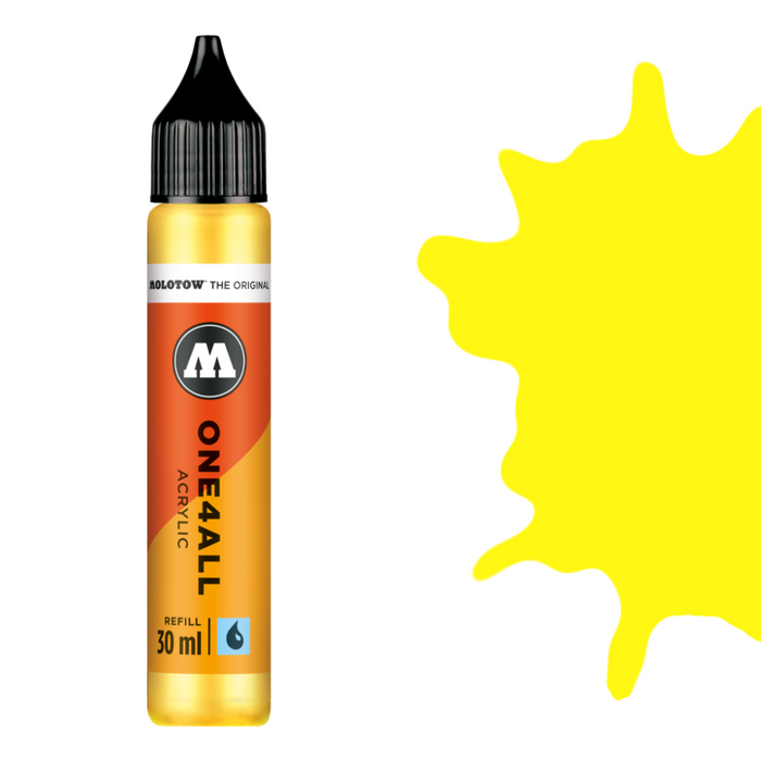 Molotow MO693006 ONE4ALL 30ml Refill - ZINC YELLOW