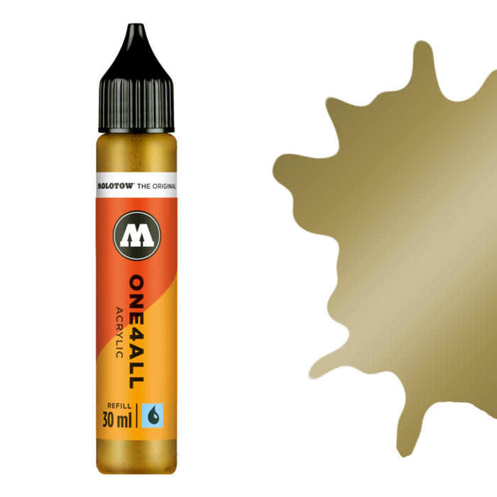 Molotow MO693228 ONE4ALL 30ml Refill - METALLIC GOLD
