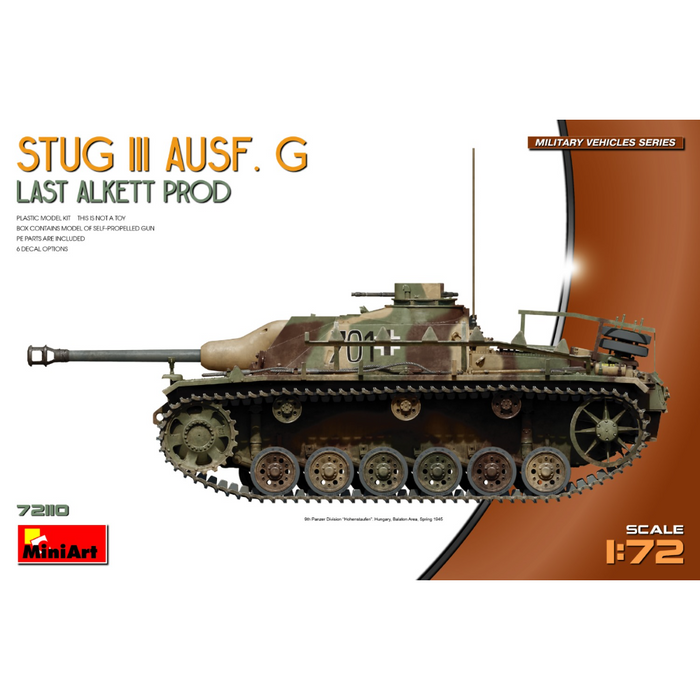 MiniArt 72110 1:72 StuG III Ausf. G Last Alkett Prod