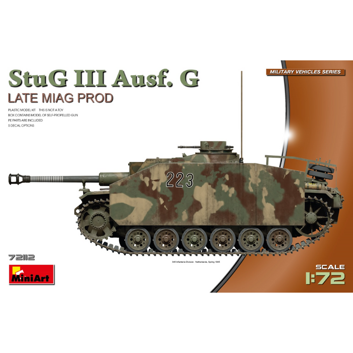 MiniArt 72112 1:72 StuG III Ausf. G Late Miag Prod.