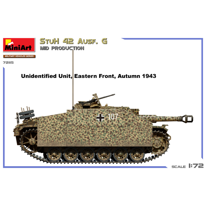 MiniArt 72115 1:72 StuH 42 Ausf. G Mid Prod
