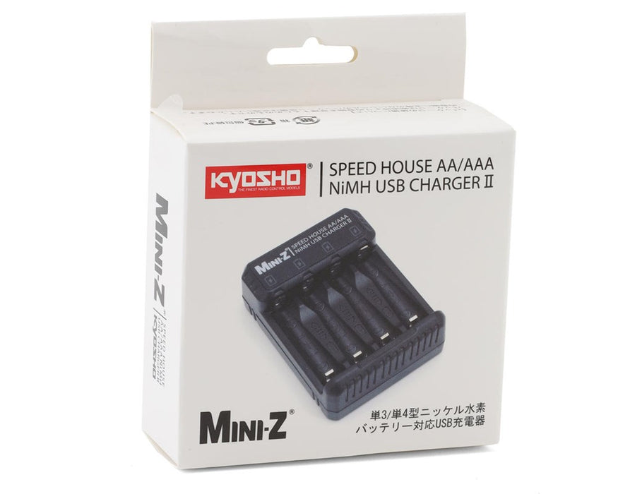 Kyosho Speed House 72211 MINI-Z NiMH USB AA/AAA Charger