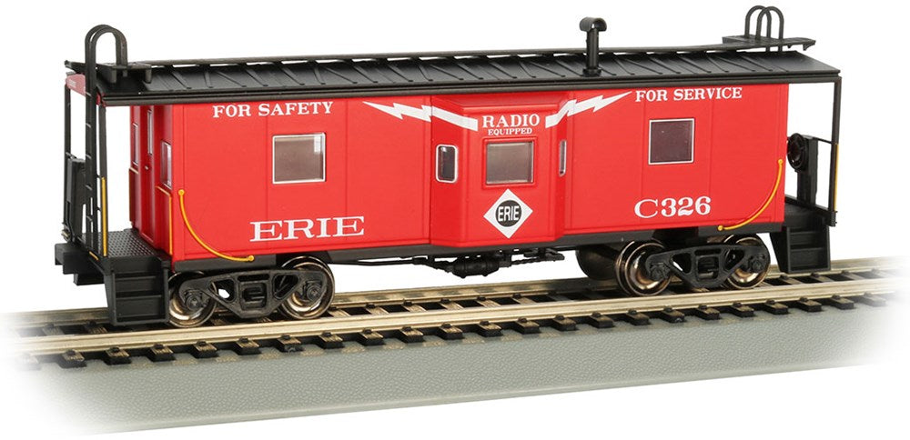 Bachmann USA 73203 [HO] Bay Window Caboose (with Roof Walk) ERIE