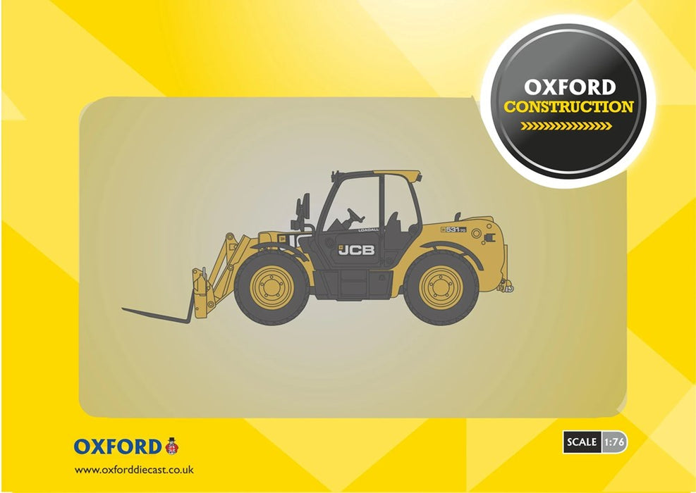 Oxford 76LDL001 1:76 JCB 531 70 Loadall JCB